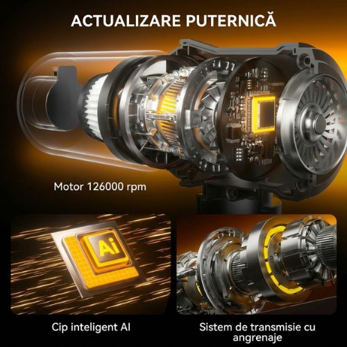 Aspiratorul auto ultra-puternic 3-în-1 care elimină murdăria, părul și nisipul într-o clipă, fără fir și fără efort