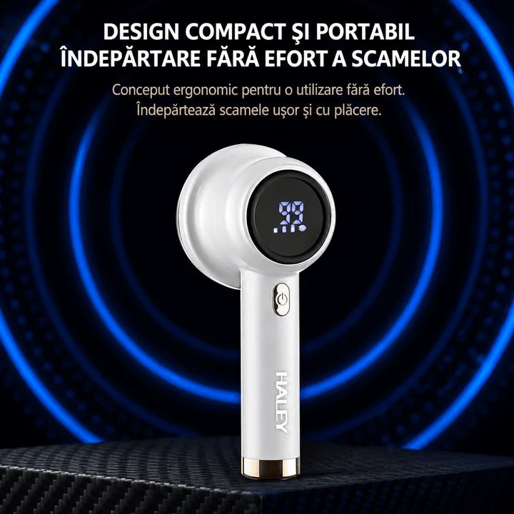 Aparat de scame electric portabil cu indicator LED