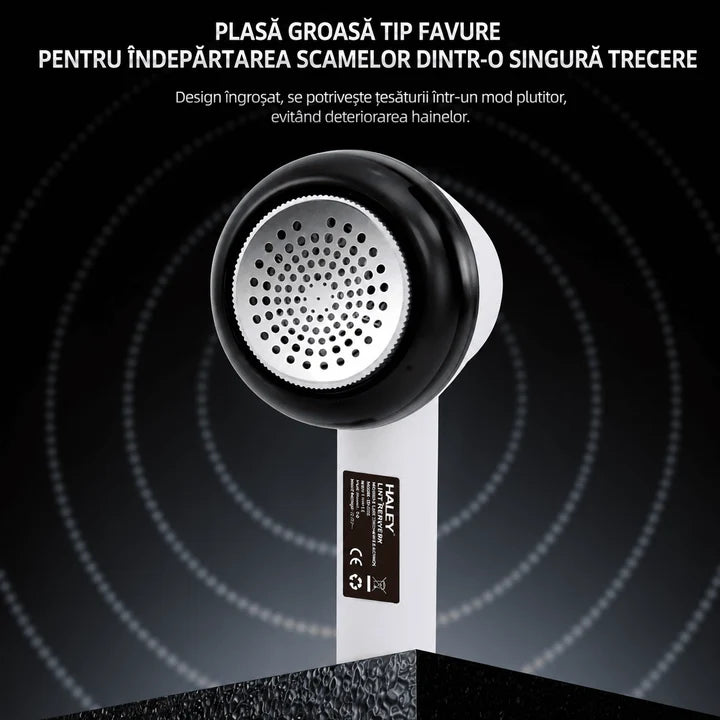 Aparat de scame electric portabil cu indicator LED