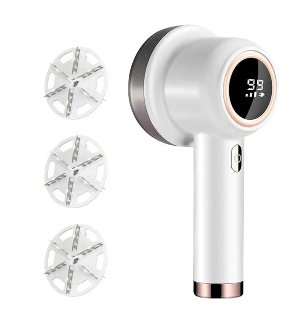 Aparat de scame electric portabil cu indicator LED