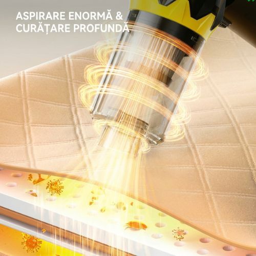 Aspiratorul auto ultra-puternic 3-în-1 care elimină murdăria, părul și nisipul într-o clipă, fără fir și fără efort